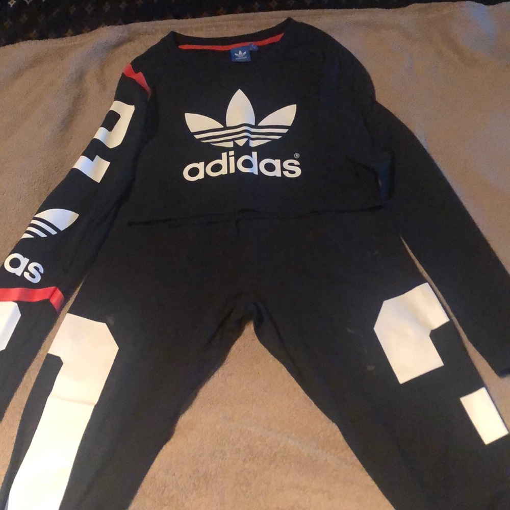 Adidas legging 2 piece set